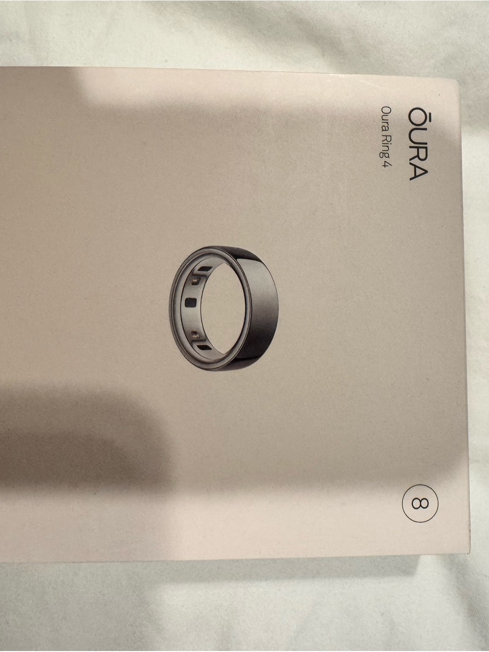 Oura Ring 4 - Silver/Gray Smart Health Ring